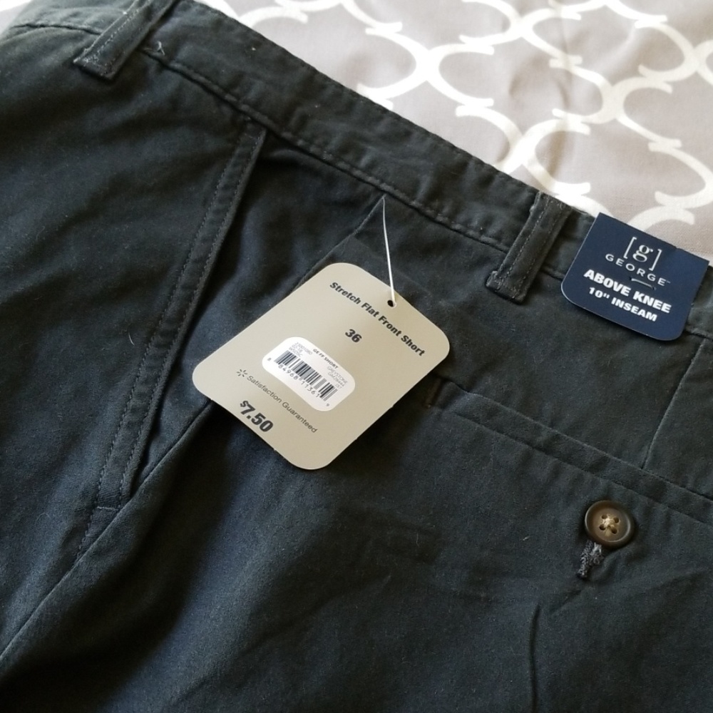 Mens navy George shorts